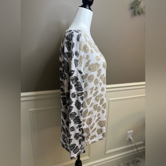 Tribal Jeans lightweight crewneck sweater relaxed fit large cashew black knit - Picture 10 of 14